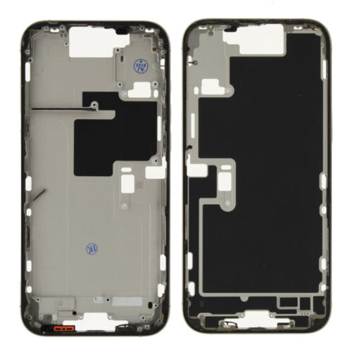 Châssis central excl. small parts (Pulled A) - gris, pour iPhone 16 Pro Max