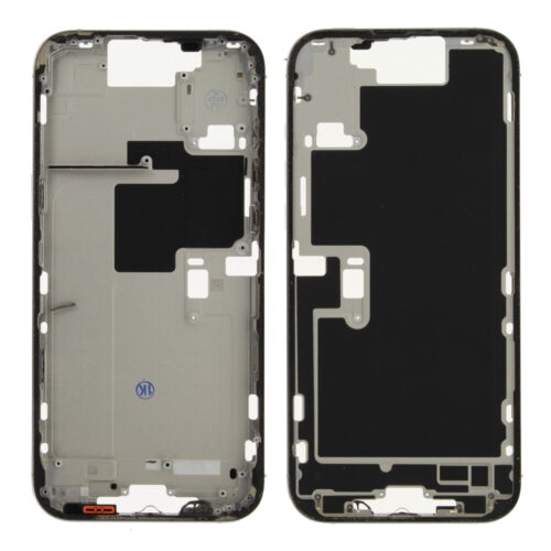 Châssis central excl. small parts (Pulled A) - blanc, pour iPhone 16 Pro Max