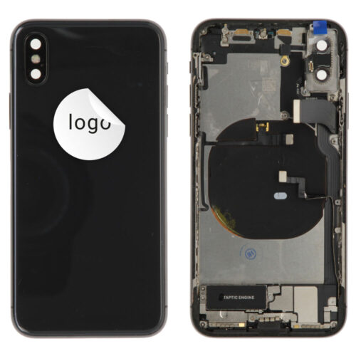 Cache arrière incl. small parts (Pulled A) - gris sidéral, pour iPhone X