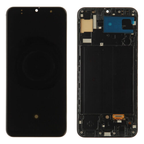 Display (Compatible soft) - Black, For Samsung Galaxy A50; SM-A505