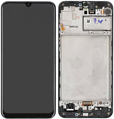 Display (Original) - Black, Samsung Galaxy M21, M30S; SM-M215F / SM-M307F