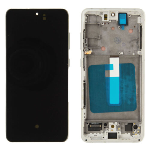 Display (Compatible soft) - White, For Samsung Galaxy S21 FE; SM-G990