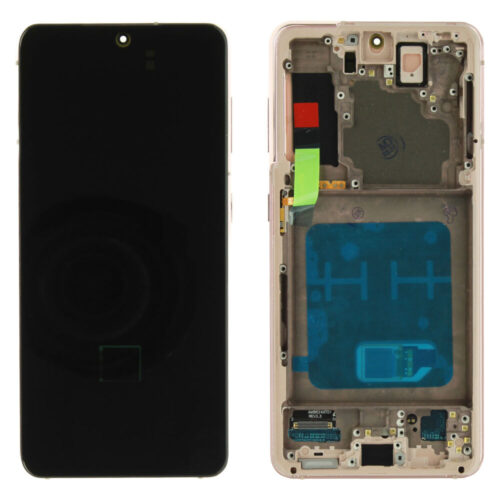 Écran (compatible soft) - rose, pour Samsung Galaxy S21; SM-G991