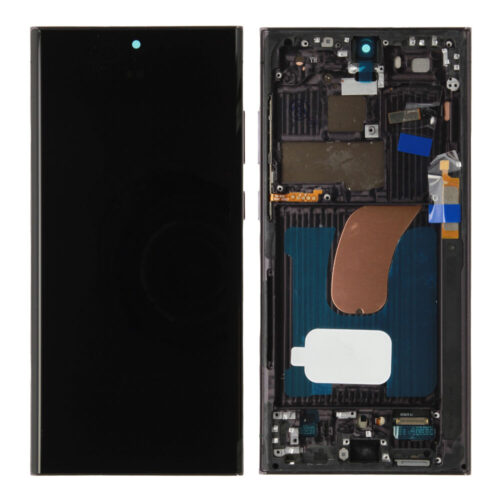 Écran (compatible soft) - noir, pour Samsung Galaxy S23 Ultra; SM-S918