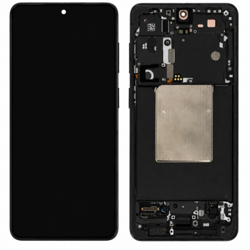 Display incl. pre-assembled frame (Original) - Black, Samsung Galaxy S26; SM-S942