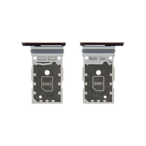 SIM tray (Original) - Black, Samsung Galaxy S22 / S22 Plus; SM-S906 / S901