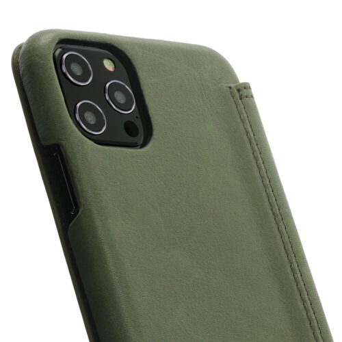 Book coque - Olive vert, pour iPhone 12 Pro Max