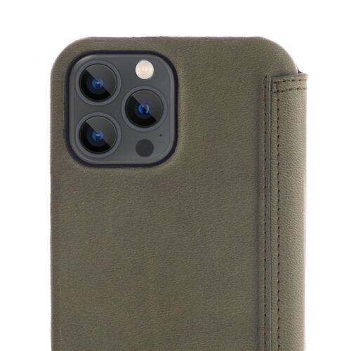 Book coque - Dark Olive, pour iPhone 13 Pro Max