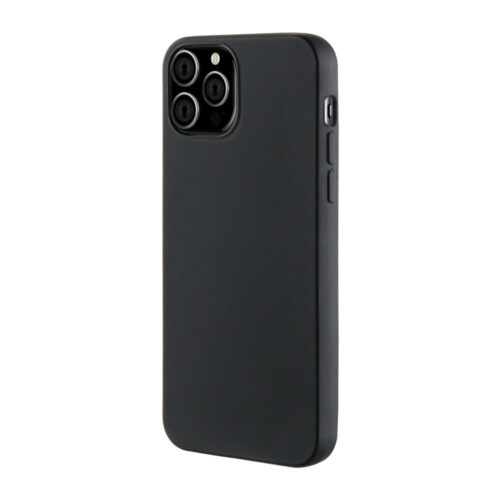 Soft coque - Matt noir, Apple iPhone 12 / 12 Pro