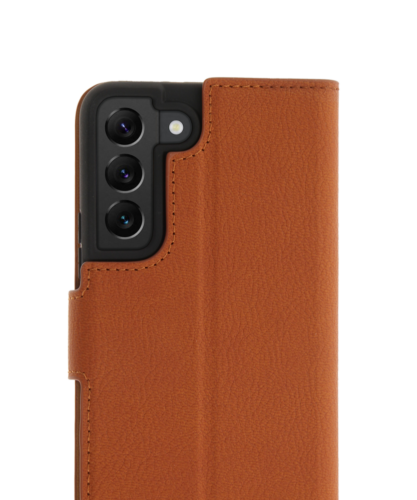 Wallet coque - Brown, Samsung Galaxy S22