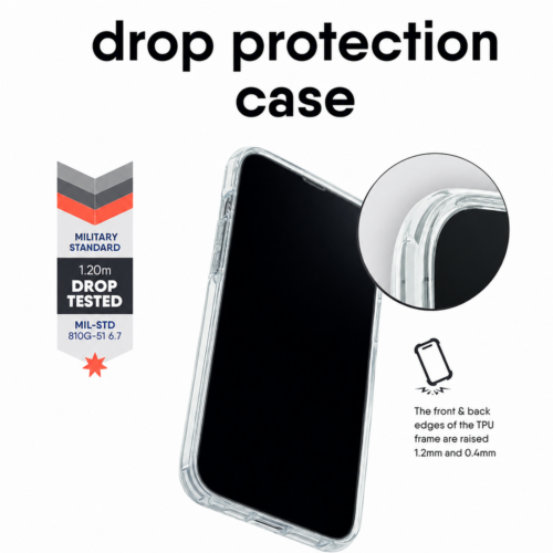 Drop Protection Case - Clear, Apple iPhone 18 Pro Max / 17 Pro Max
