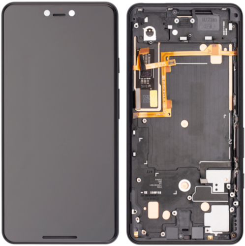 Display incl. frame (Refurb) - Just Black, For Google Pixel 3 XL