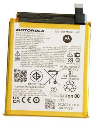 Battery (Original), Motorola Moto G60s